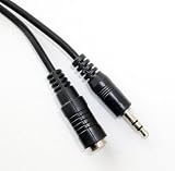 5 FT (1.5 m) 3.5mm Stereo Audio Extension Cable Male to Female