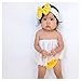 3pcs Suit Baby Girl Clothes Strapless Tops Skirts+Briefs Outfits Set Sunsuit