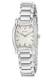 Bulova Women's 96R135 Diamond Case White Dial Bracelet Watch