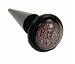 FAKE PLUG STRETCHER ANODIZED BLACK WITH LOGO 16g - Sold Individually