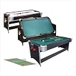7' 3-in-1 Black Pockey Game Table