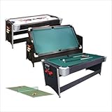 Fat Cat Pockey 7ft Black 3-in-1 Air Hockey, Billiards, and Table Tennis Table Fat Cat Pockey 7ft Black 3-in-1 Air Hockey, Billiards, and Table Tennis Table