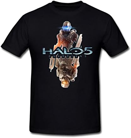 MoonArt Men's Halo 5 Guardians Super Warrior T-Shirt L Black
