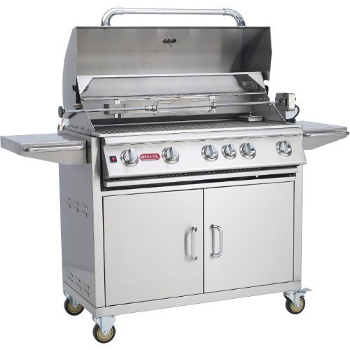Bull Brahma 5-burner Stainless On Cart