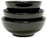 COLORcode Serving Bowl, Black Truffle, Set of 3
