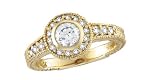 18K Yellow Gold Diamond Fantasy Ring by Morris & David