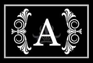 Monogram Regalia Floormat A