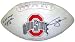 Craig Krenzel and Michael Jenkins Dual Autographed/Hand Signed Ohio State Buckeyes Logo Football w/