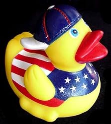All American Patriotic Rubber Duck