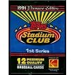 1991 Topps Stadium Club 1 Baseball Card Unopened Hobby Box