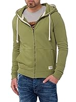 Cross Sudadera con Cierre (Oliva)