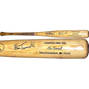 Buy Alan Trammell Autographed Signed Game Used Cooper Pro 100 Bat