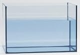 Van Riel - Aquarium en verre �pais avec bords en silicone noir - 52 L