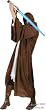Men's Star Wars Jedi Costume Robe (X-Large)