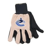 Vancouver Canucks Pink/Black 2-Tone Jersey Gloves