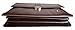 Kenox Mens Lychee Synthetic Leather Business Briefcase Laptop Messenger Shoulder Bag Satchel (Coffee)
