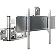 Glossy Silver Universal Flat Panel Articulating Wall Mount