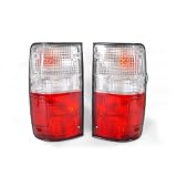 A Pair of Depo Red and Clear Lense Tail Lights - Toyota Pick-Up Truck 2WD 4WD... 