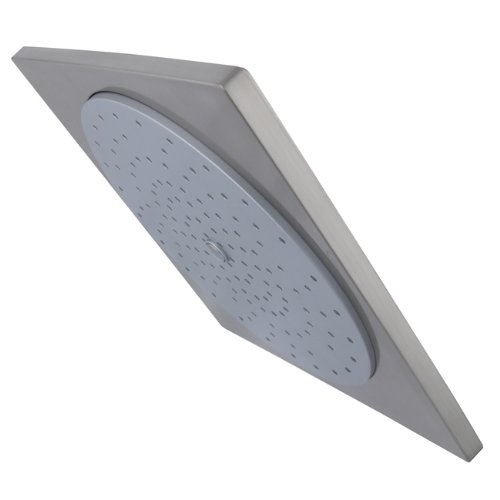 Kingston Brass KX8228 ABS Square 12-Inch by 12-Inch Shower Head, Satin Nickel