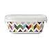 French Bull 3 Piece Porcelain Food Storage Container Set - Lunch, Airtight - Ziggy