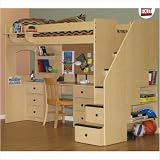 Berg 23-835-XX Utica Twin Dorm Loft Bed