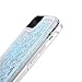 iPhone 7 Glitter Case, Goton iPhone 7 Liquid Case, Lovely Hearts Quicksand Moving Bling Glitter Floating Dynamic Flowing Cover for iPhone 7 - (Blue)