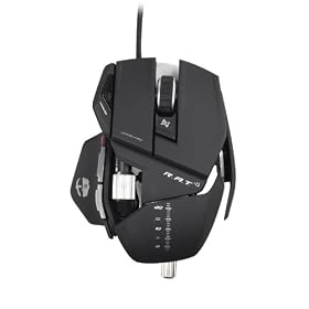 Cyborg - R.A.T. 5 - Souris filaire - Laser - 3 boutons programmables sp�cial gaming - Noir