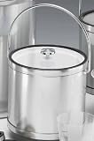 Kraftware Ice Bucket - Brushed Chrome