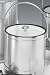 Kraftware Ice Bucket - Brushed Chrome