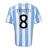 adidas Javier Zanetti Argentina Home Replica Soccer Jersey 09/11