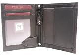 Soft Calf Hide Small Leather wallet - Black - from Prime Hide - Gift boxed