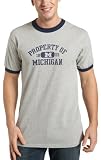 Michigan Wolverines Oxford Ringer T-Shirt