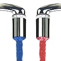 Trendige LED Wasserhahnlampe Rot/Blau Delux