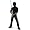 Snake Eyes Muscle Chest Kids Costume