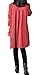 Hole Tide Women's Solid Color V-Neck Cotton & Linen Long Sleeves Blouse Dress