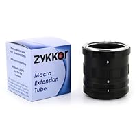 Zykkor Macro Extension Tube Set for Nikon SLR Film and Digital Cameras