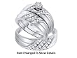 Stunning 3 Pc. 14k. Gold Genuine .52 Ctw. Diamond Wedding Set for Him and Her