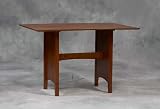 Microfiber and Wood Table - Cherry