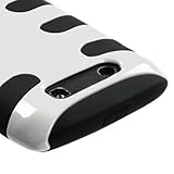 Fishbone Skin Cover for BlackBerry Torch 9850 9860, White