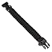JD.Gems 550 Parachute Cord Emergency Military Survival Bracelet Whistle Wristband-Black