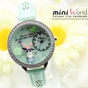 Mini World Cartoon Beatles Top Grade Polymer Clay Ladies Watch Quartz