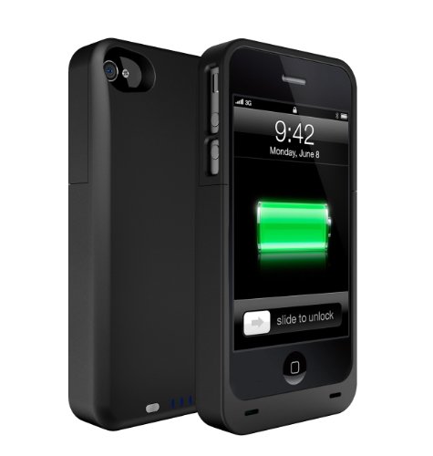 Discount uNu Power DX PLUS External Protective Battery Case - iPhone 4S & 4 (Black) 2400MAH