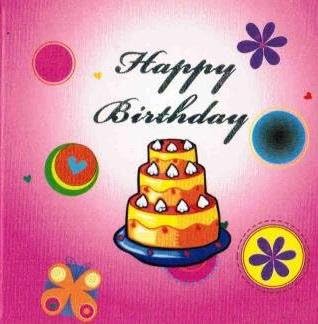 50 Folded Mini 2.75" x 2.75" Designer Quality "Happy Birthday" Greeting Cards (Perfect as Gift Tags or Notes) in 5 Different Designs (WHOLESALE)