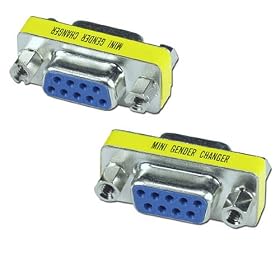 KALEA-INFORMATIQUE � - Adaptateur DB9 Femelle vers DB9 Femelle (GENDER CHANGER DB9 F/F * DB9F/DB9F LOW PROFILE)