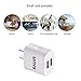 KBTEL SIUN Full-Speed Dual USB Travel Wall Charger for iPhone 6s / 6 / 6 Plus, iPad Air 2 / mini 3, Samsung Galaxy, Android, Tablets and more- White