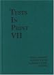 Tests in Print VII (Tests in Print (Buros))