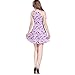 CowCow Womens Summer Dress Unicorn Alice Wonderland Rabbit Princess Aladdin Drawfs Mermaid Sleeveless Dress, XS-5XL