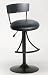 Hillsdale Halley Black Adjustable Bar or Counter Stool