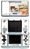 Nintendogs Cute Pet Terrier game Vinyl Decal Skin Cover 2 for Nintendo DS