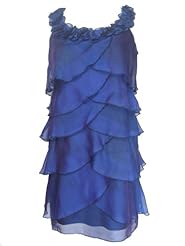 Tiered Sleeveless Polyester  Dress